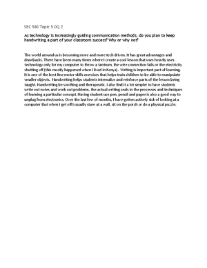 SEC 580 Topic 5 DQ 1 - Discussion Questions - SEC 580 Topic 5 DQ 1 This ...