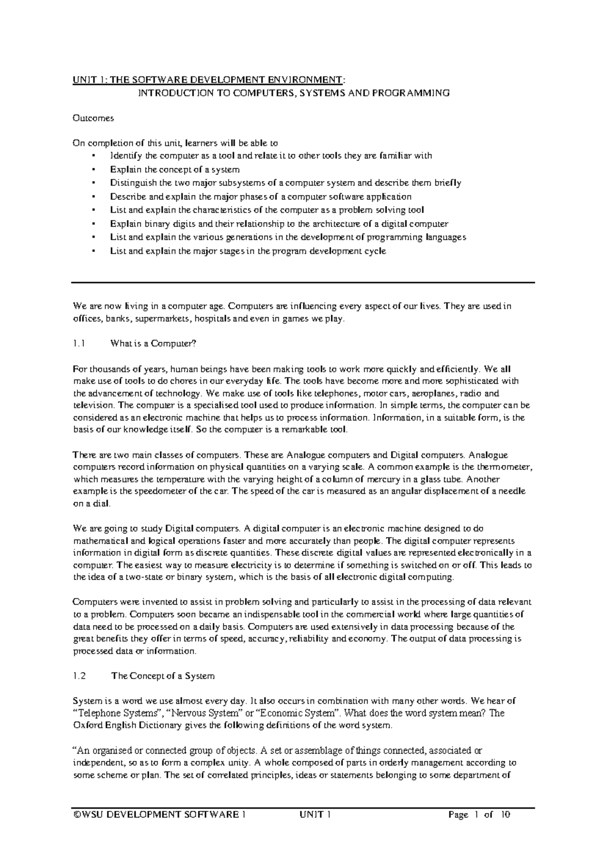 Development Software 1 2024: Understanding the Software Development ...