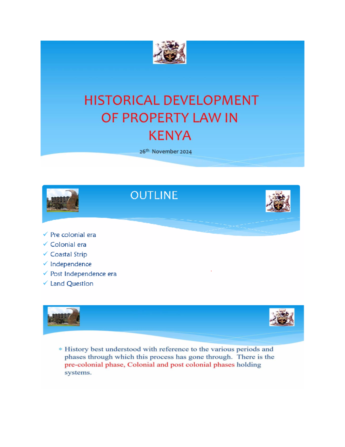 Historical Development of Property Law in Kenya: A Comprehensive ...