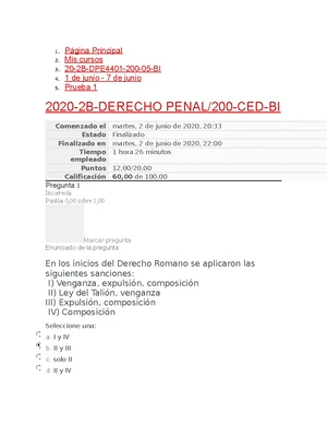 Prueba 1 de Derecho Penal 20-2B-DPE4401-200-05-BI - Studocu