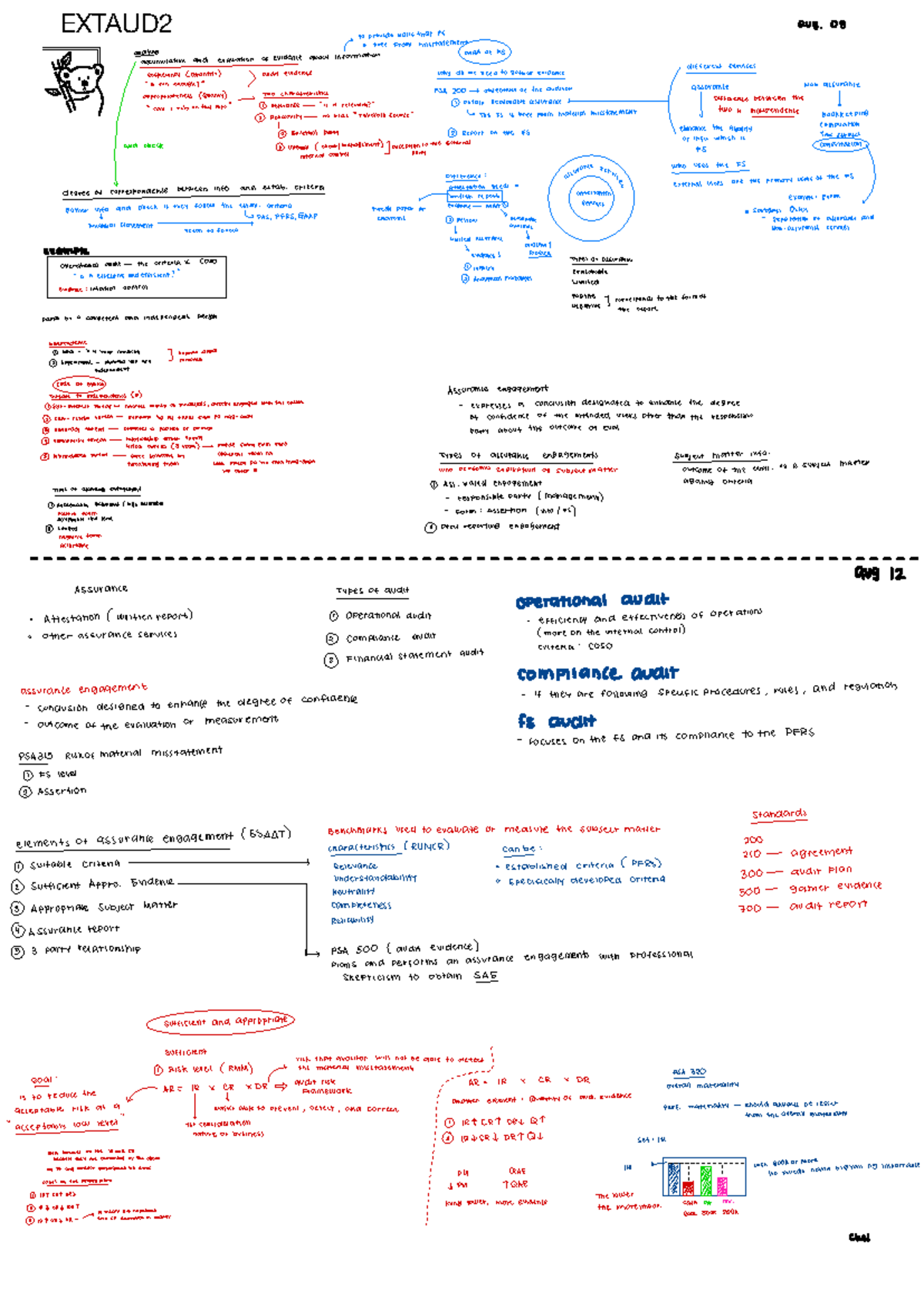 EXTAUD2: Comprehensive Notes on Audit Framework and Quality Assurance ...