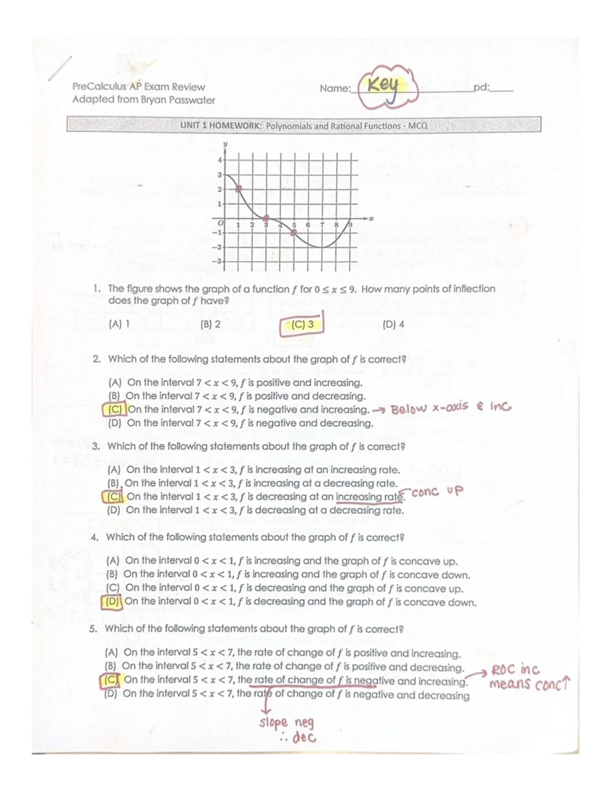 Unit 3B Test Review: Trigonometric Functions & Equations - Studocu