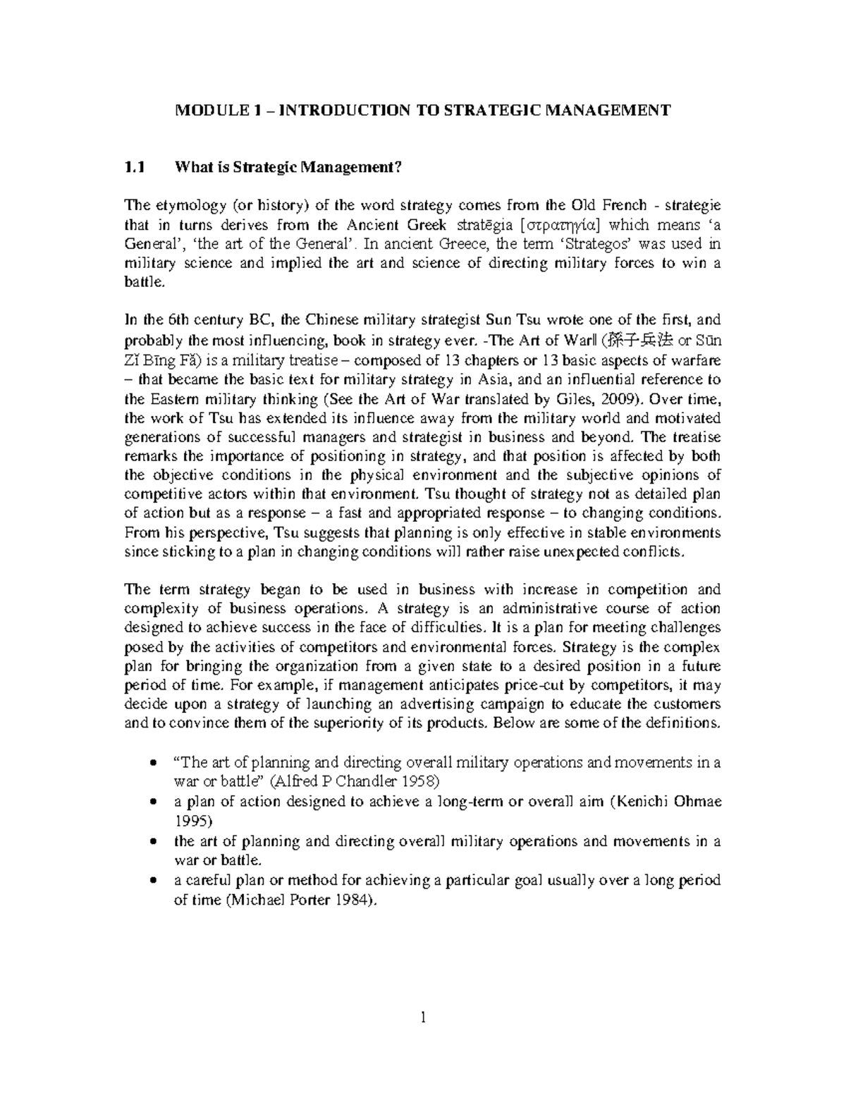Strategic Management 101: Introduction to Key Concepts and Theories ...
