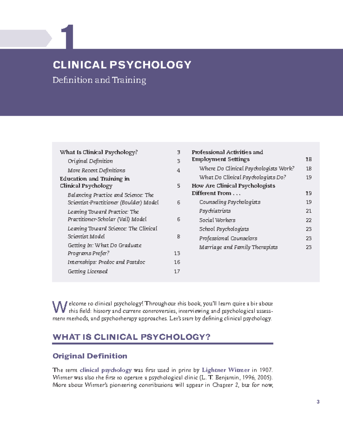 Chapter 1: Introduction to Clinical Psychology (PSY 101) - Studocu