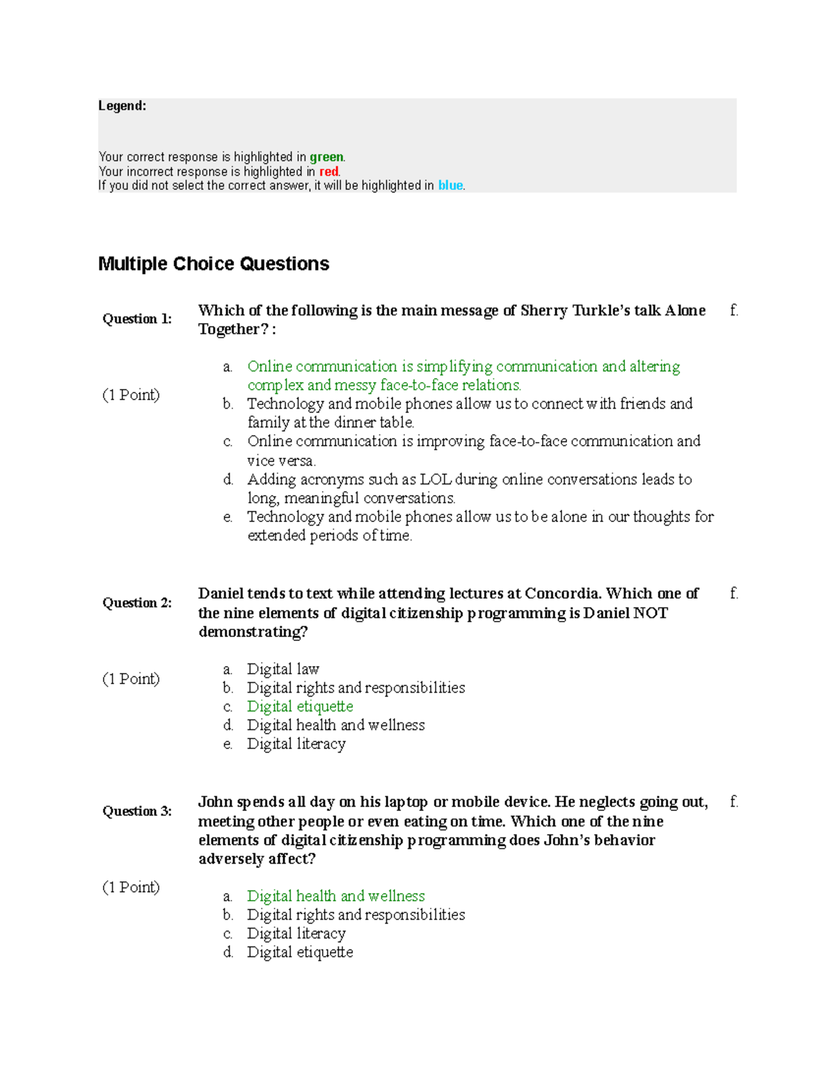 Integrating Digital Technologies in Learning Environments Quiz 2 - Studocu