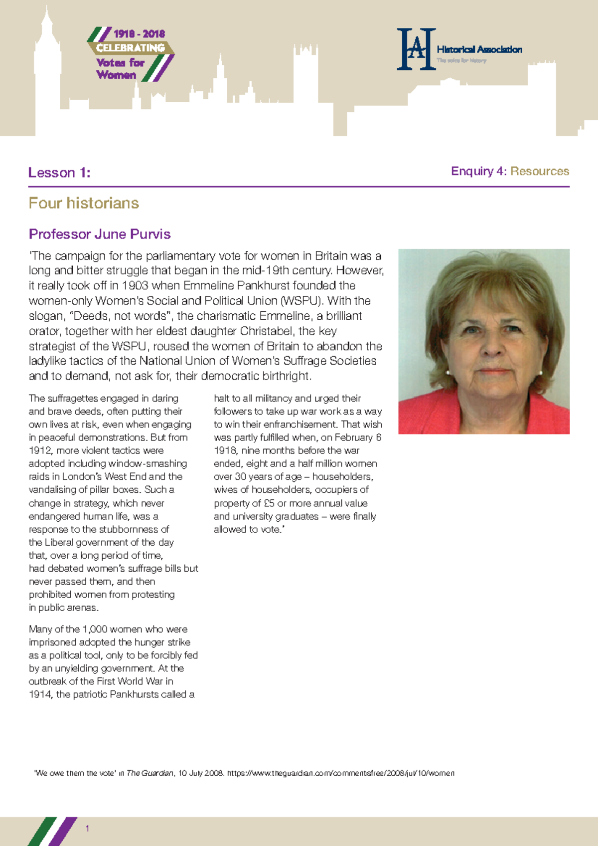 Historians' Insights on Women's Suffrage: Analyzing Key Perspectives ...