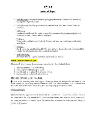 CN UNIT II - Data Link Layer Overview and Functions in Computer ...