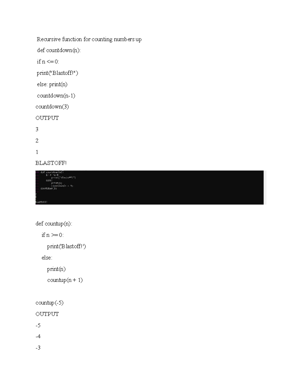 Programming Assignment Unit 3: Recursive Functions in Python - Studocu