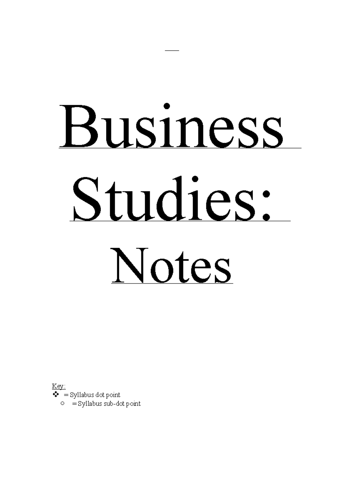 Business Studies HSC 2019: Key Notes on Financial Management Strategies ...