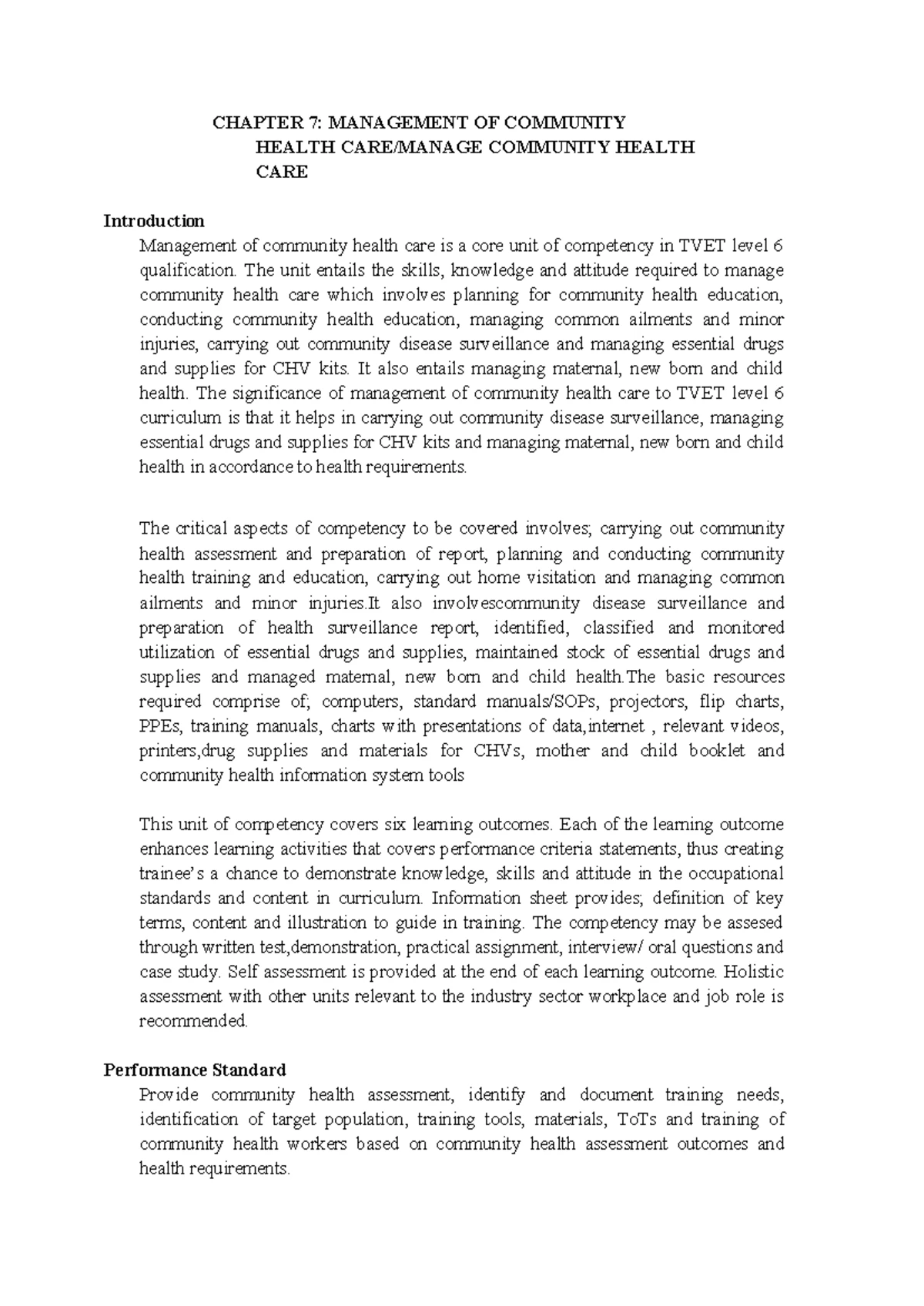 The Bamako Initiative: Strengthening Community Health in Africa - Studocu