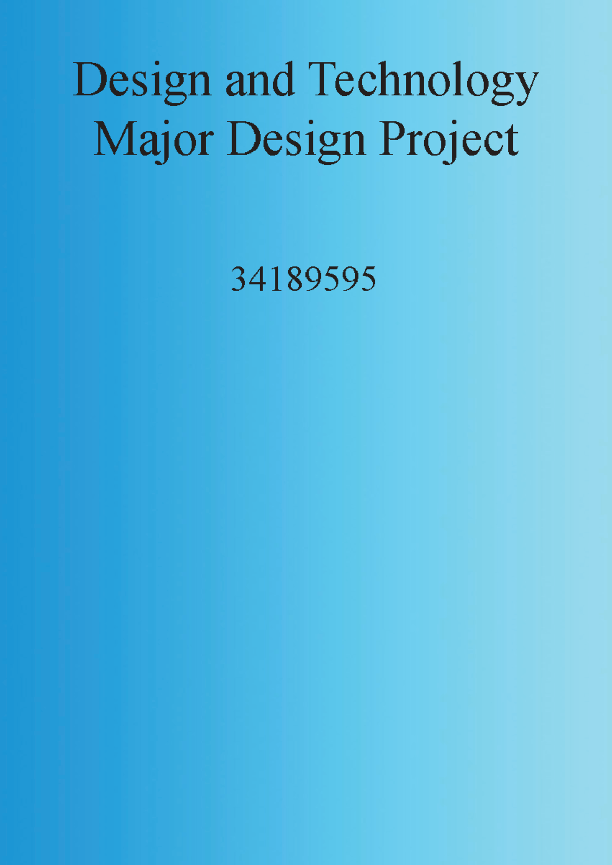 Design and Technology MDP 34189595: Desk Organiser Proposal - Studocu