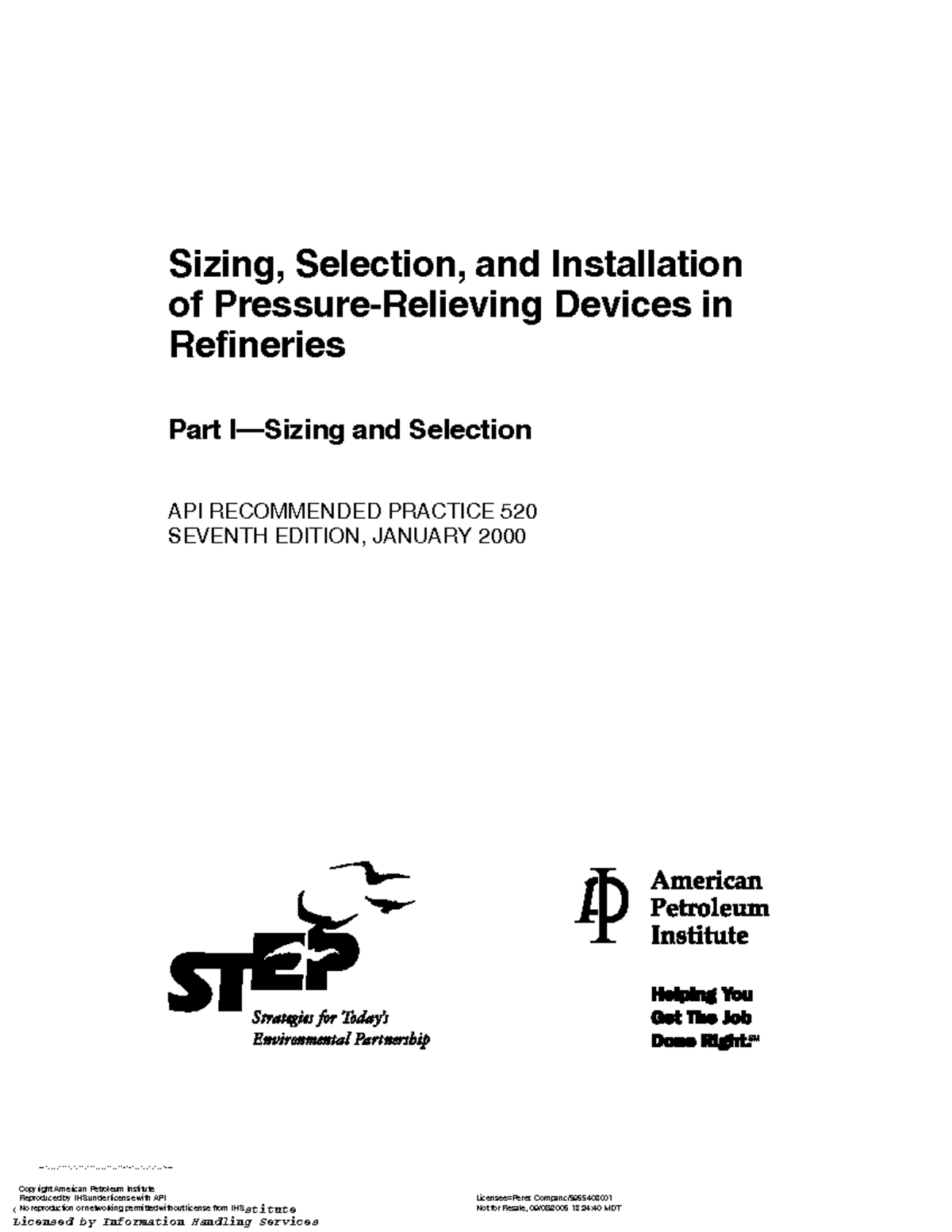 Normativa API 520 St 1 - Read it - Sizing, Selection, and Installation ...