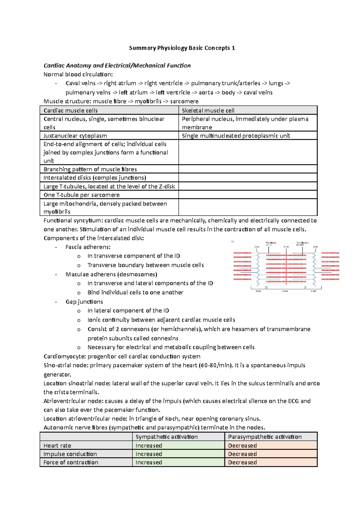 Summary: Basic Concepts of Cardiac Physiology (Physiology 101 ...