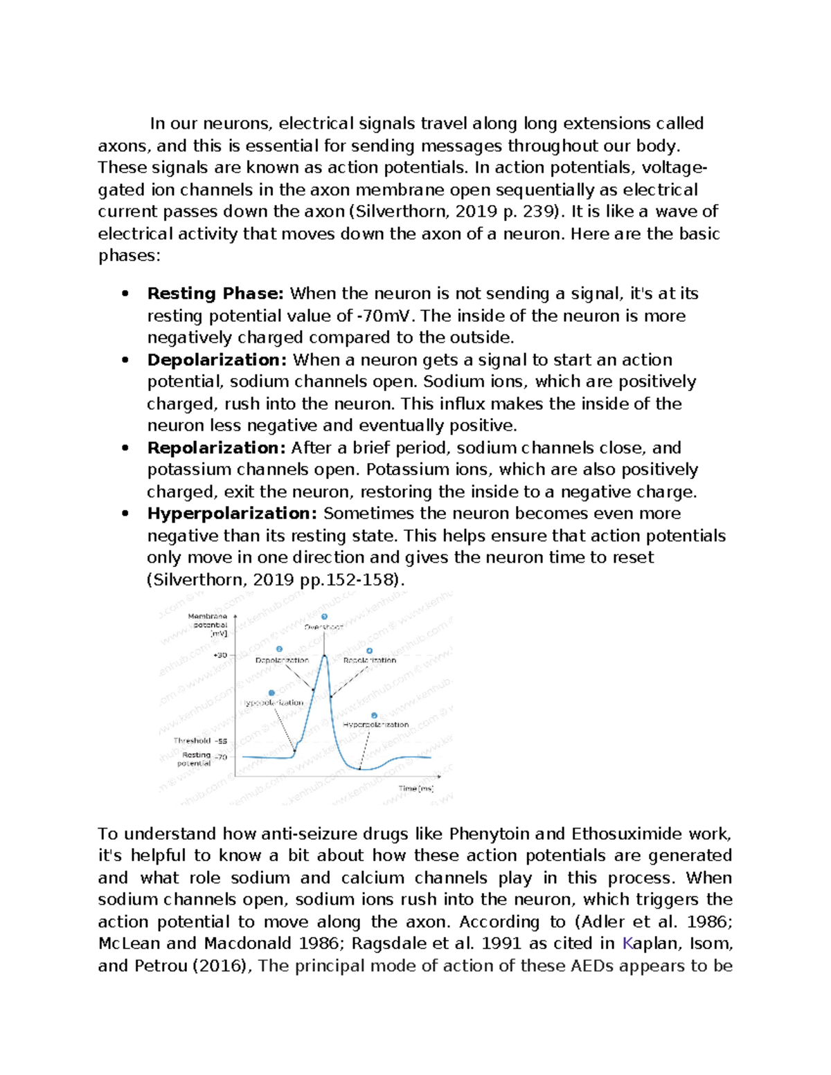 Physio WK 3 Discussion: Understanding Action Potentials in Neurons ...
