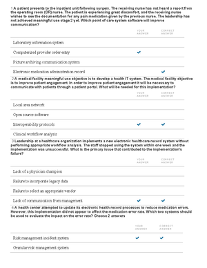 HIMS - Objective assessment. Passed on first try - A. Create a planning ...