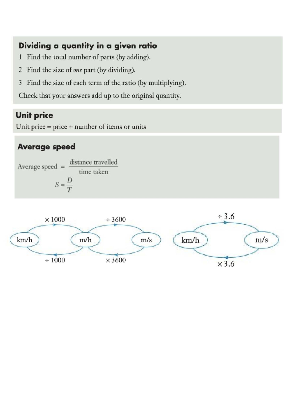 Rates and Ratios Formula Sheet: Key Concepts and Calculations - Studocu