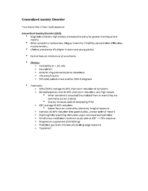 PSYC 350 - Exam 1 Study Guide - 2019 Fall - Study Guide: Abnormal ...