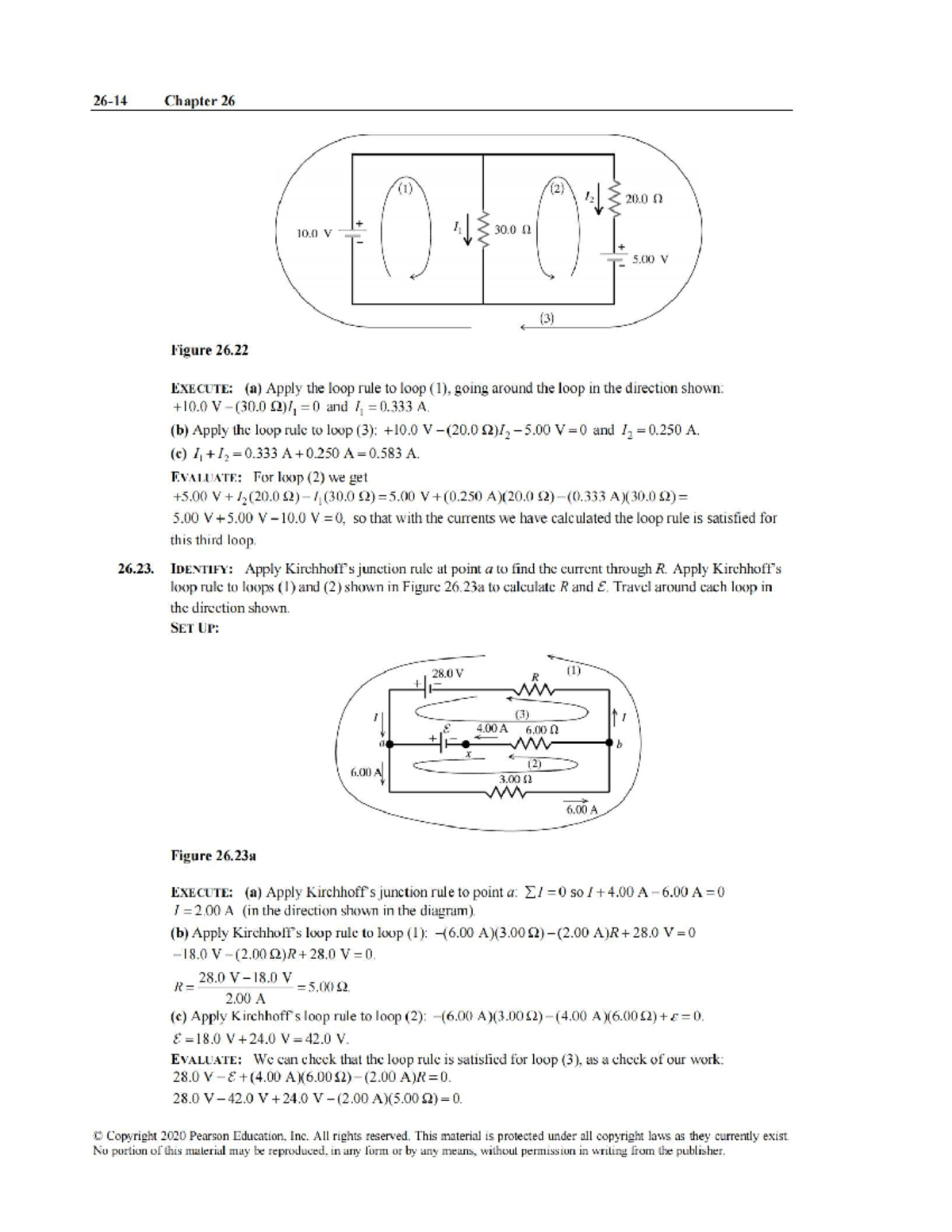 Chapter 26 Solutions: Loop and Junction Rules in Circuits (University ...