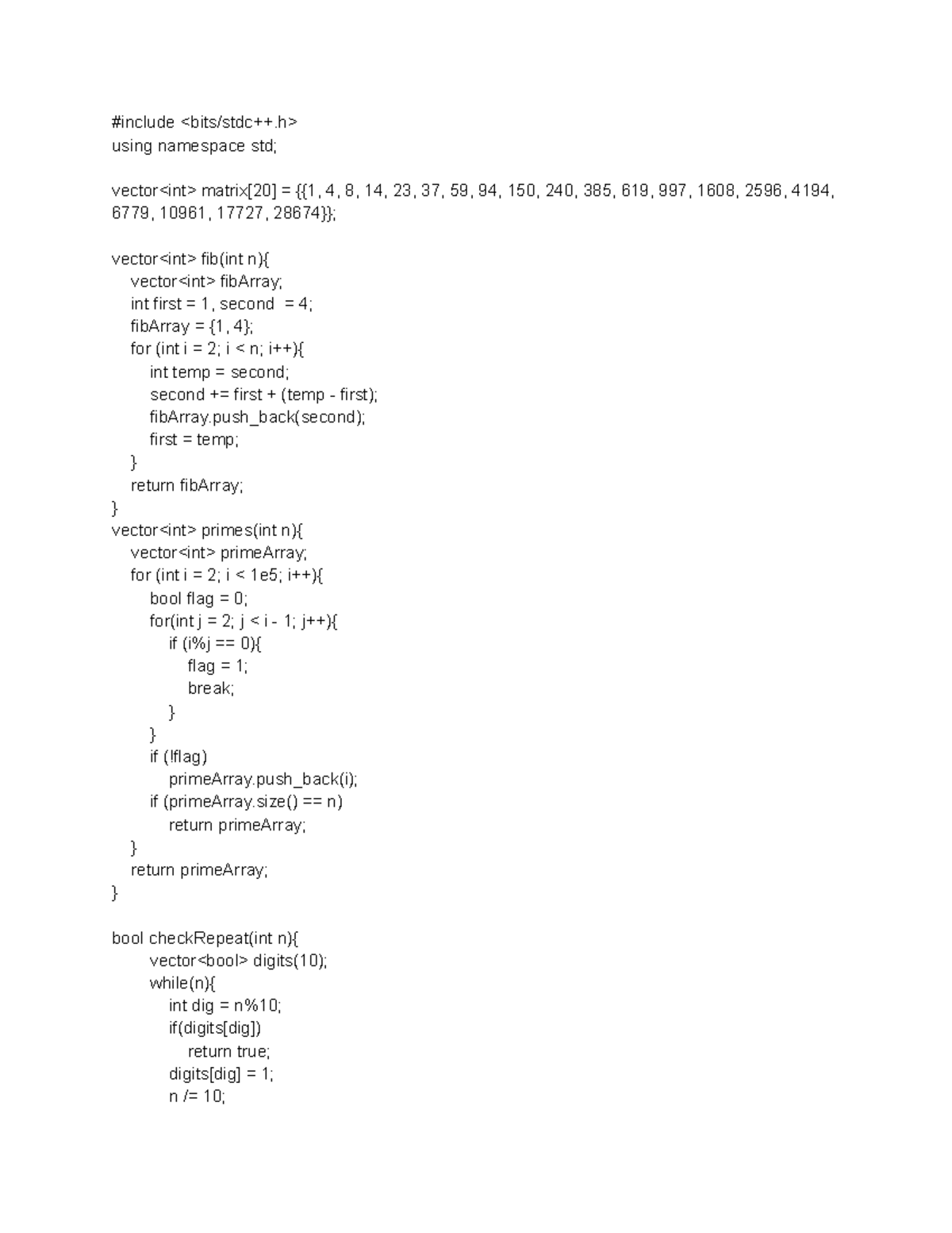 Motorq - pdf - #include using namespace std; vector matrix[20] = - Studocu