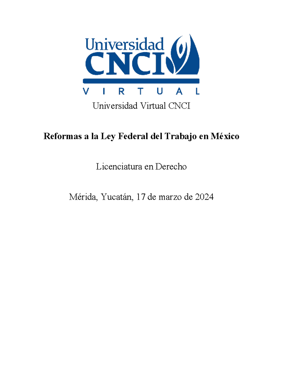 Reformas a la Ley Federal del Trabajo en México - Seminario de ...