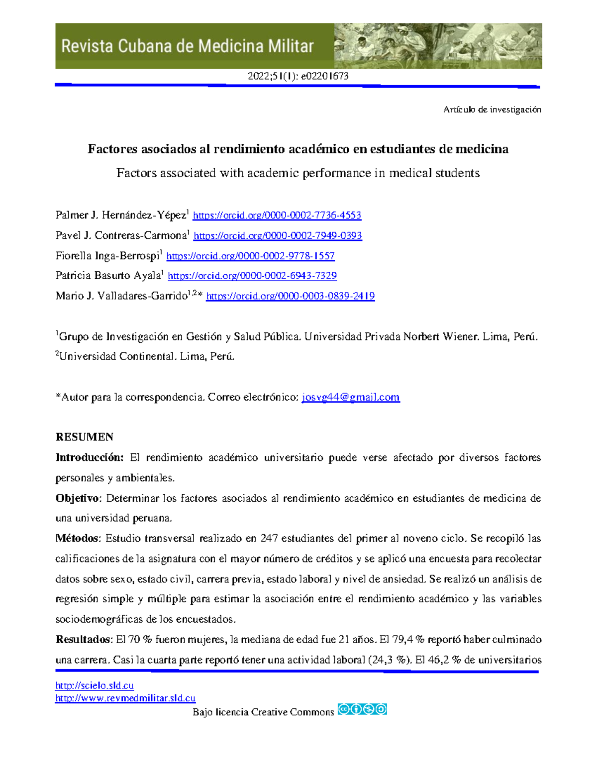 Factores que Afectan el Rendimiento Académico en Estudiantes de ...