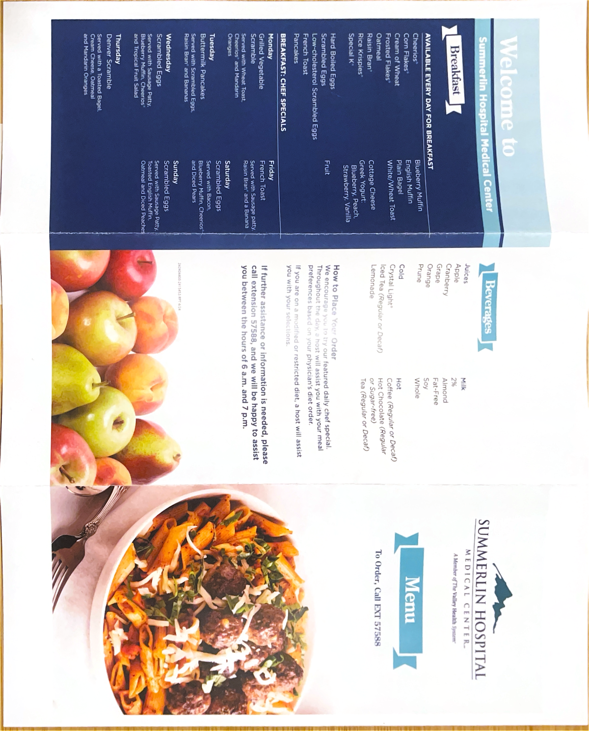 Summerlin Hospital Menus - Nutritional Offerings Guide - Studocu