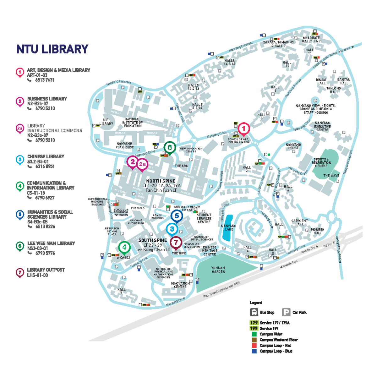 Lib-map - Library map - LIBRARY INSTRUCTIONAL COMMONS 2a Nanyang ...