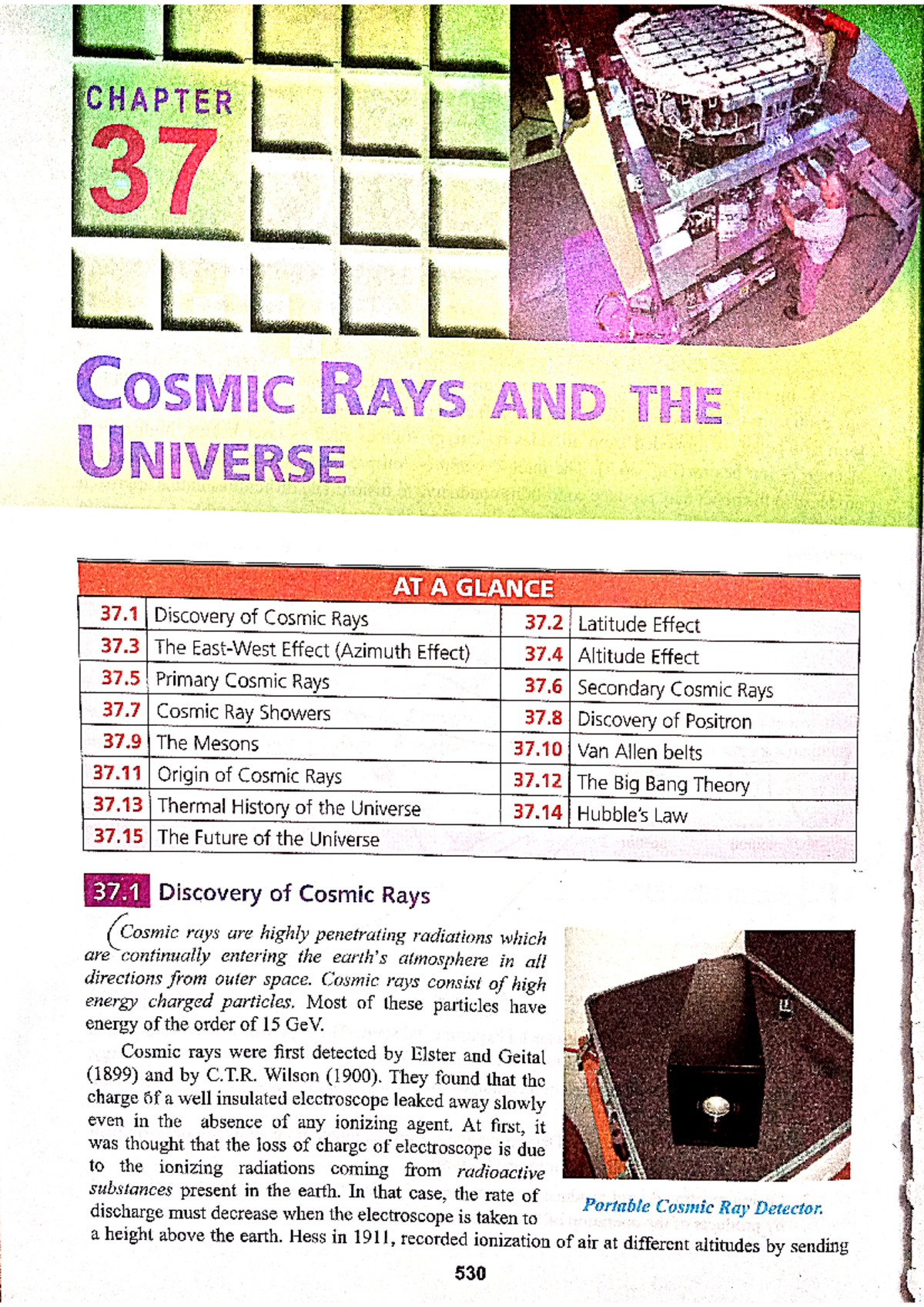 Cosmic Rays: An Overview of Their Nature and Effects - Studocu
