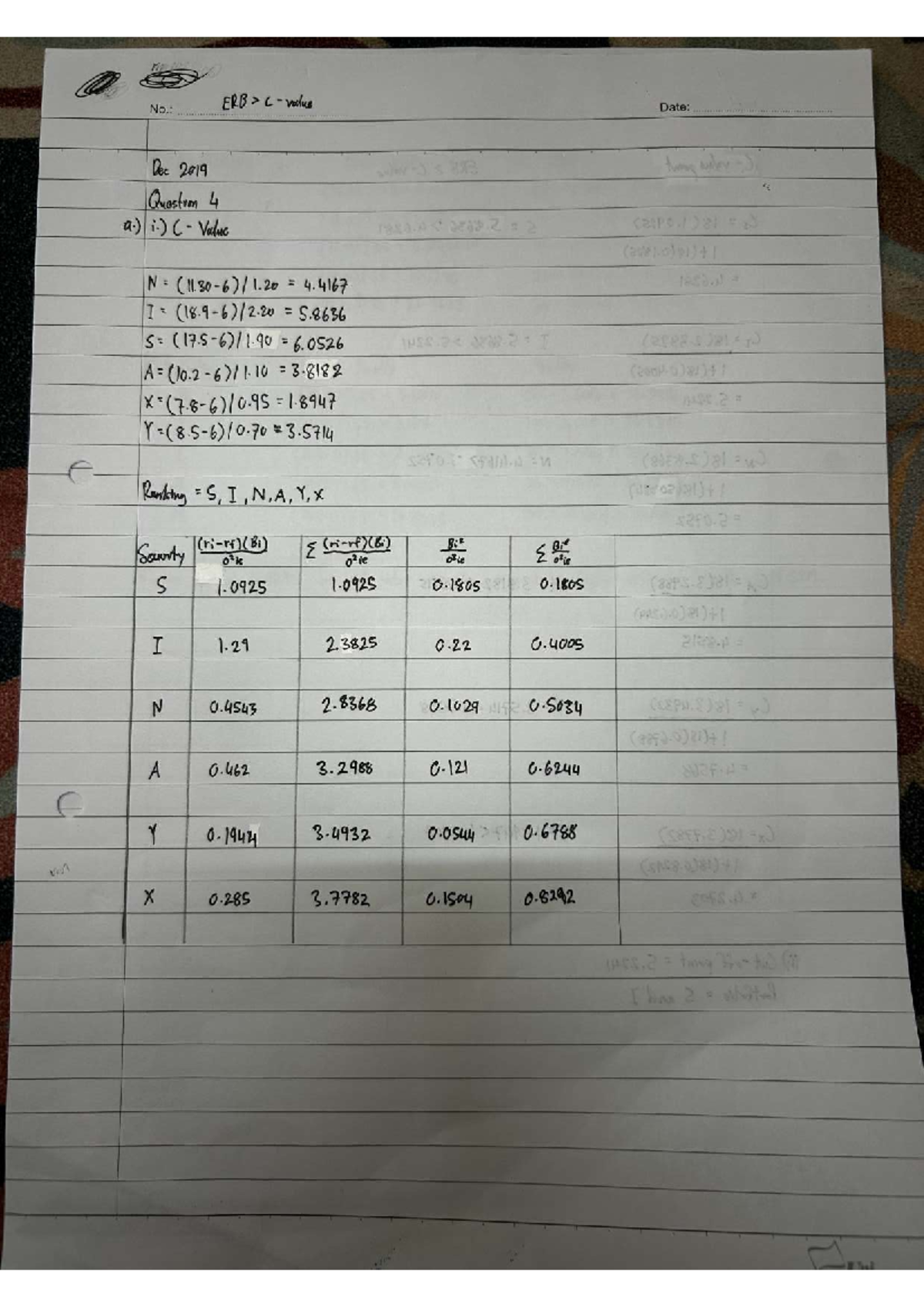 Math 101: Final Exam Notes and Calculations - Studocu