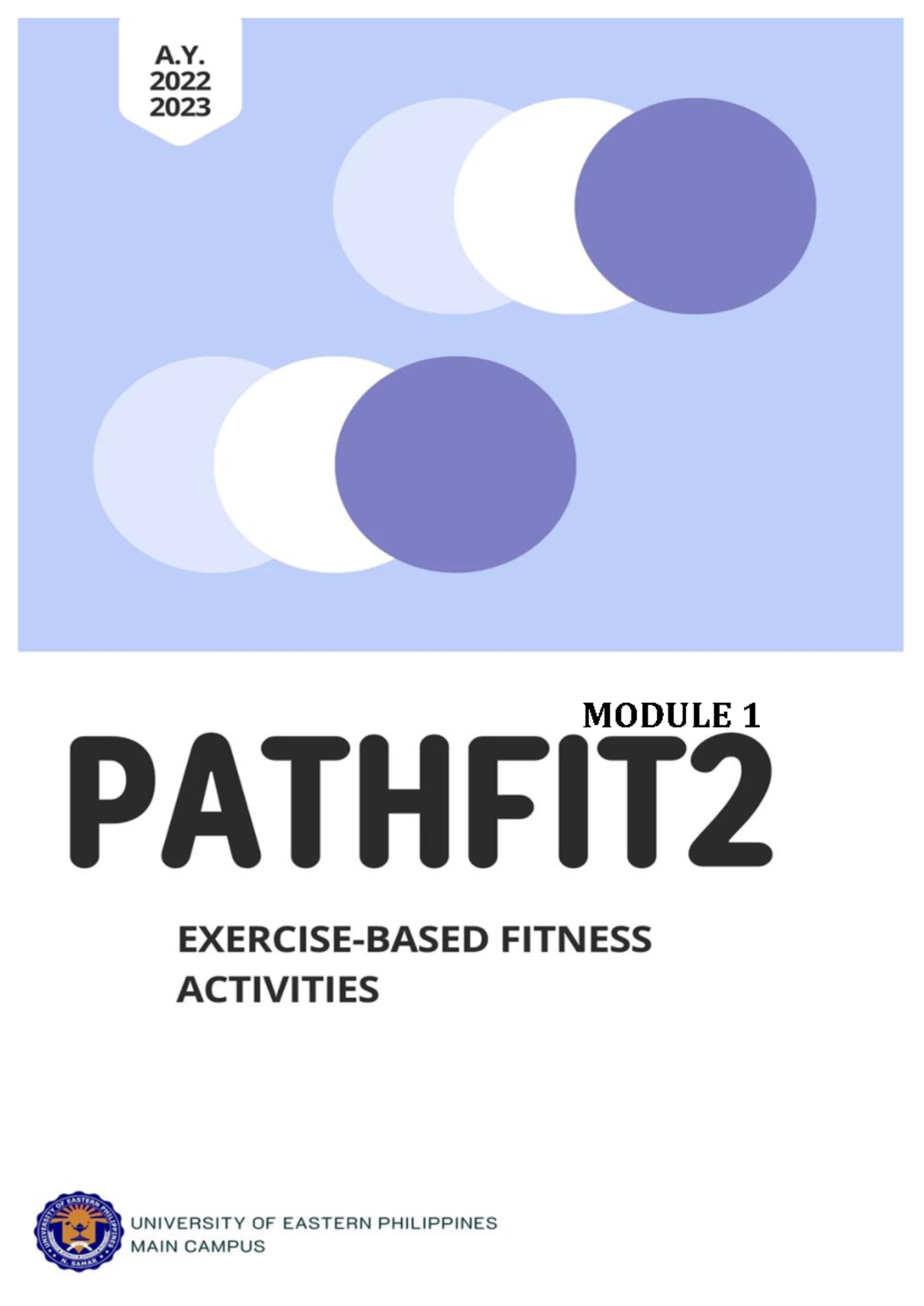 PE 2: Fitness Activities Module 1 - Movement Competency Screen Guide ...
