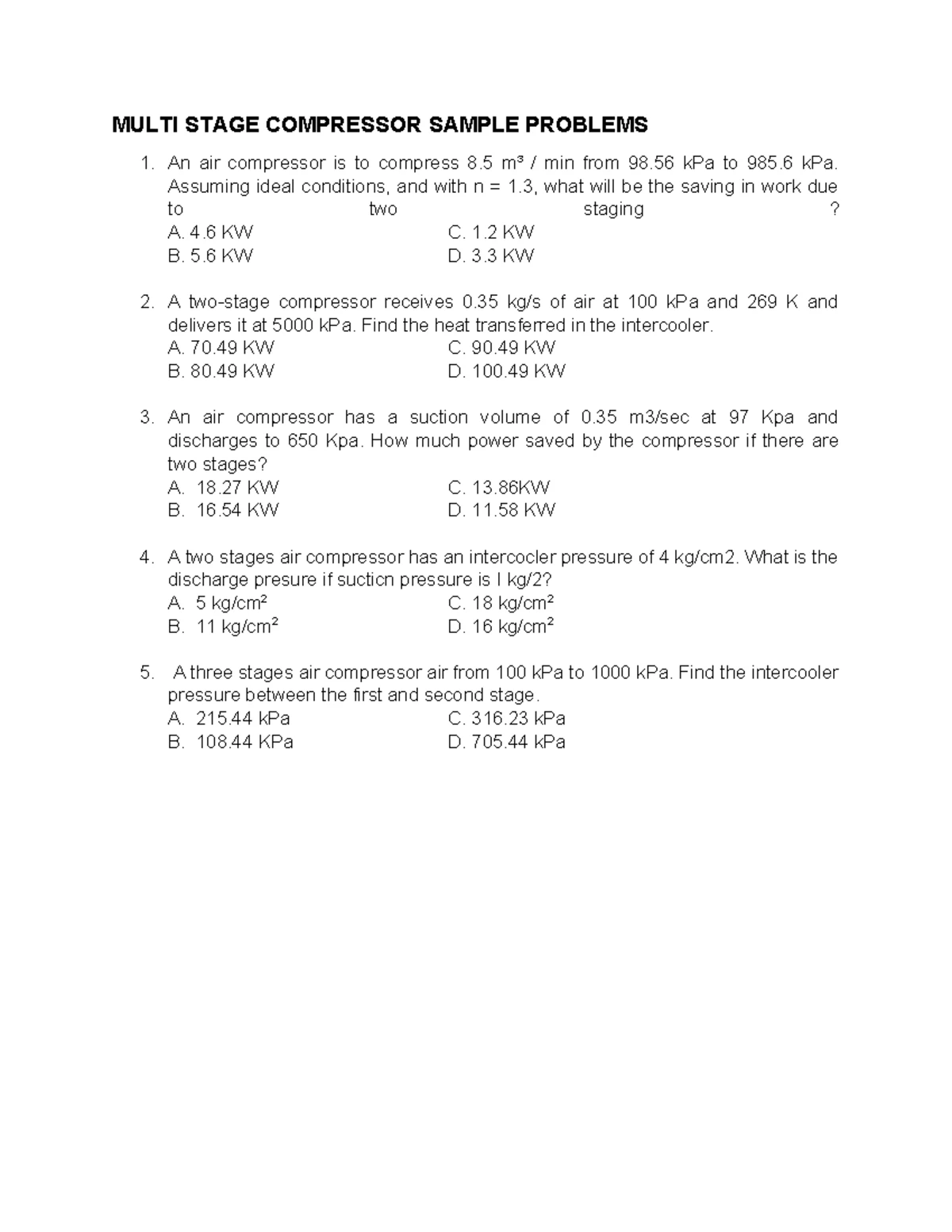 02 Machine Design Sample Problems for Design Standards and Safety - Studocu