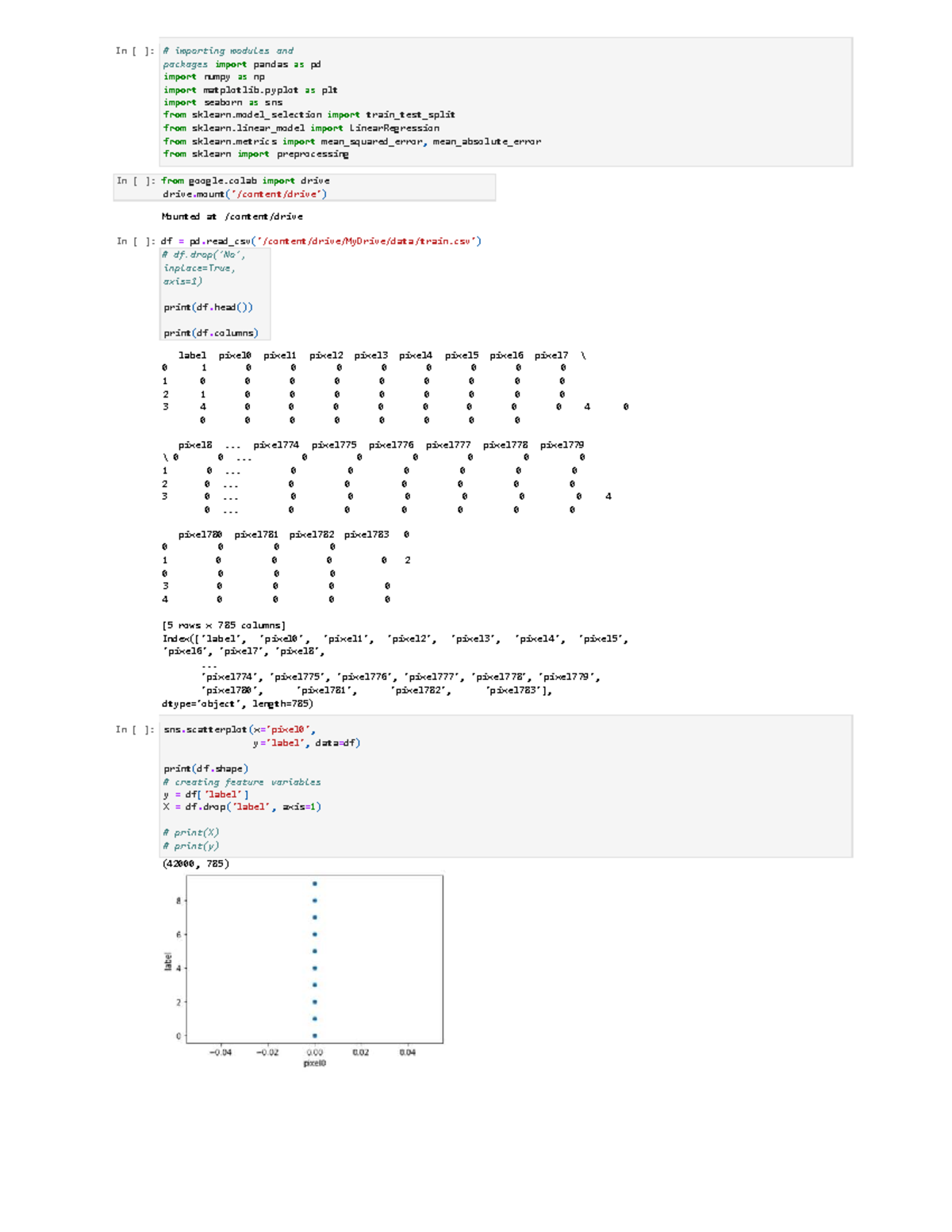 Python Experiment 2 - Data Analysis and Model Predictions Notes - Studocu