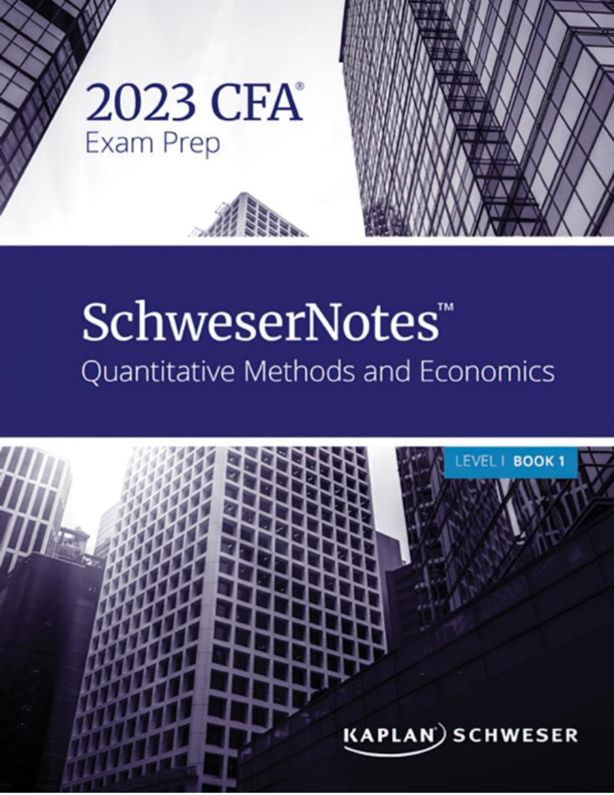 Schweser Notes: Book 1 - Quantitative Methods & Economics CFA