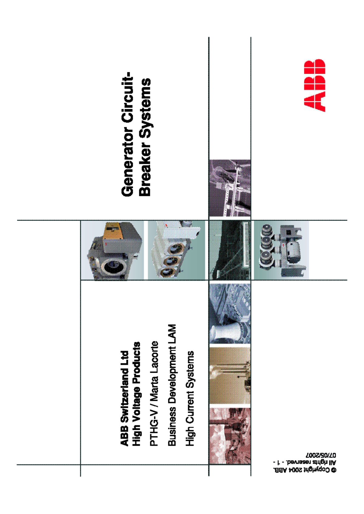 ABB High Voltage Generator Breaker Systems Overview and Advantages ...