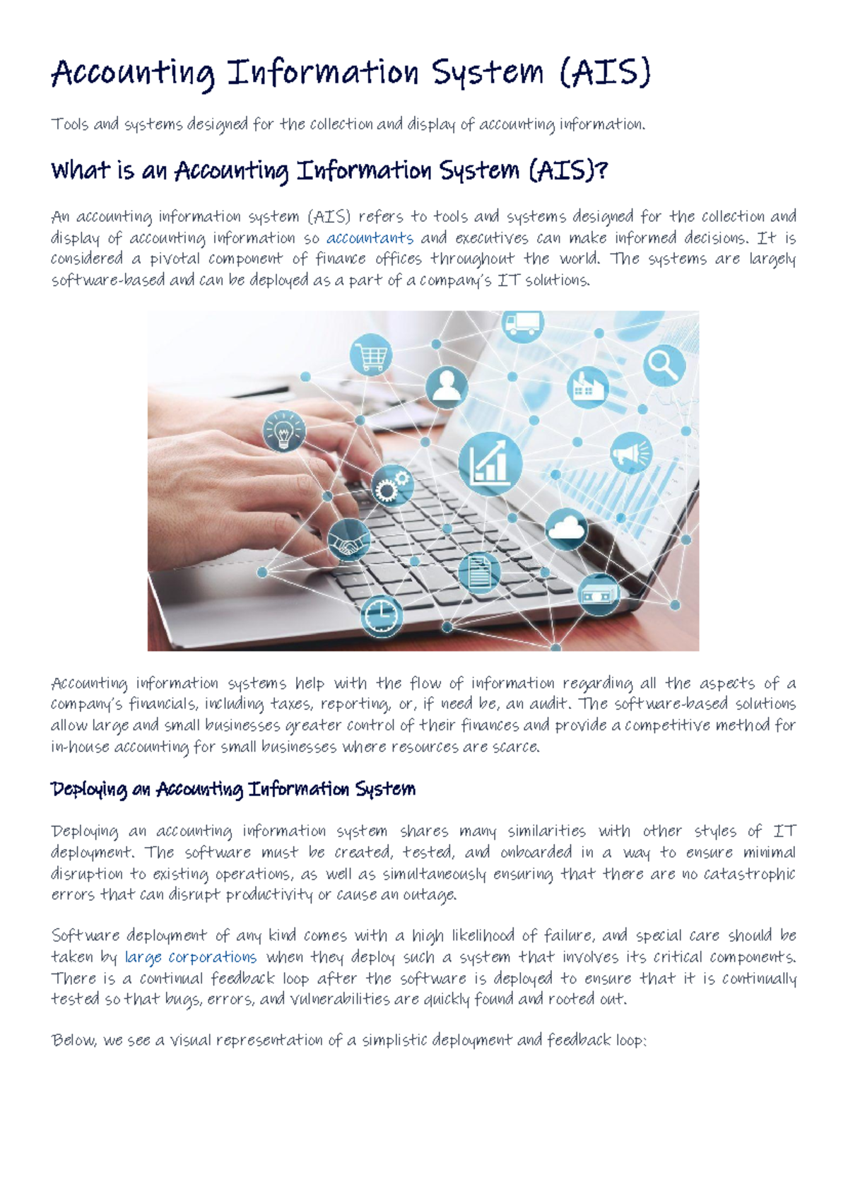 Accounting Information Systems - What is an Accounting Information ...