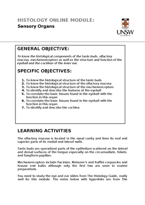 ANAT2241 - Nervous Tissue and System Practical - HISTOLOGY ONLINE ...