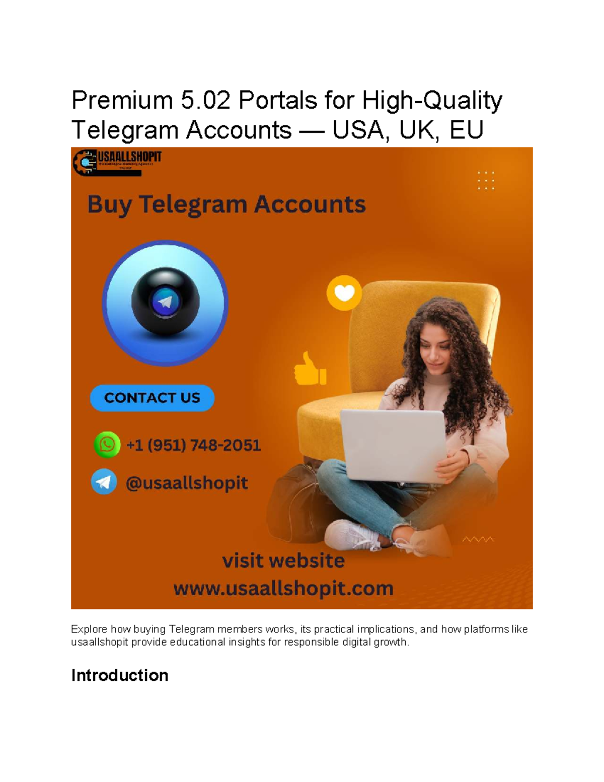 Premium 5.02 Insights on Growing High-Quality Telegram Accounts in USA ...