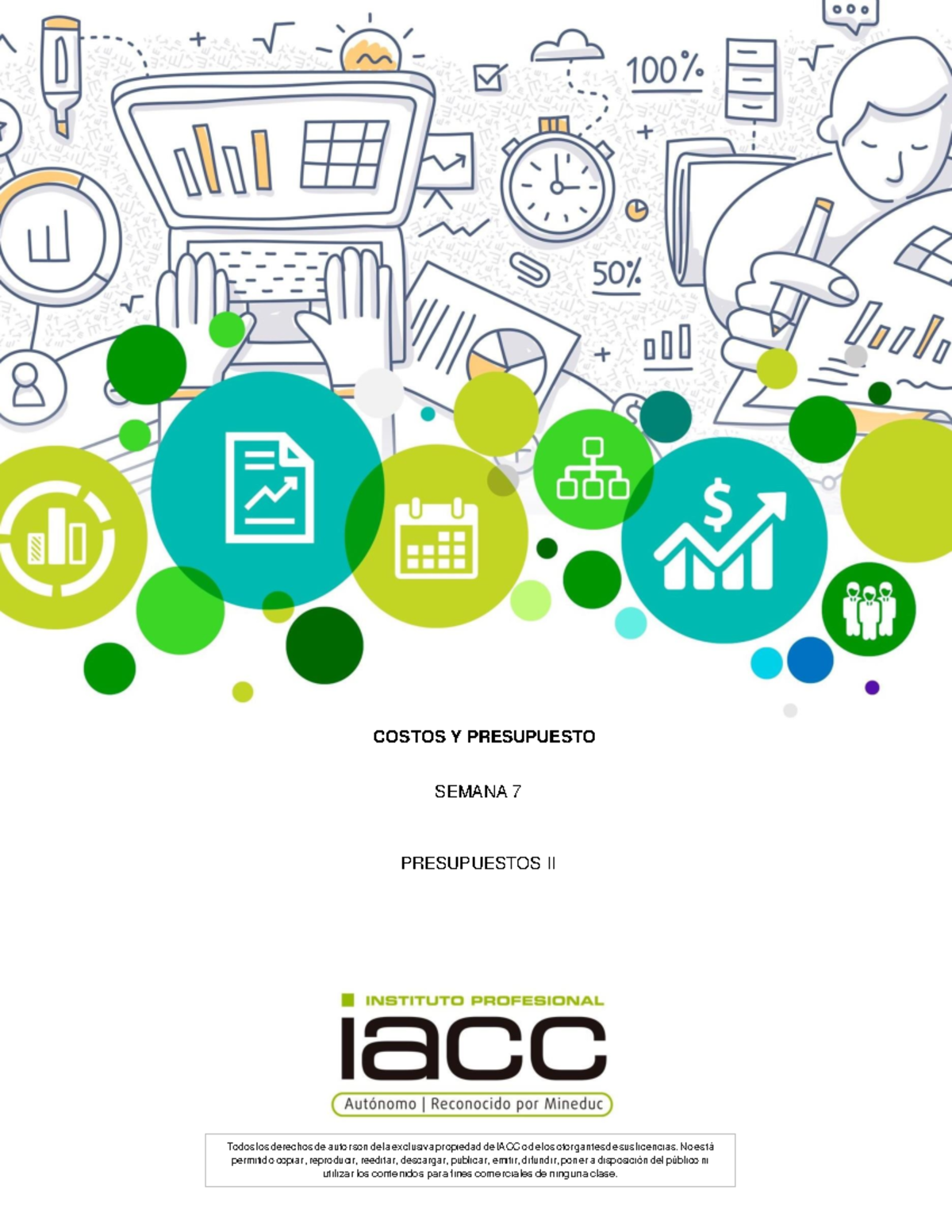 IACC 7: Presupuestos II - Análisis de Costos y Ventas - Studocu