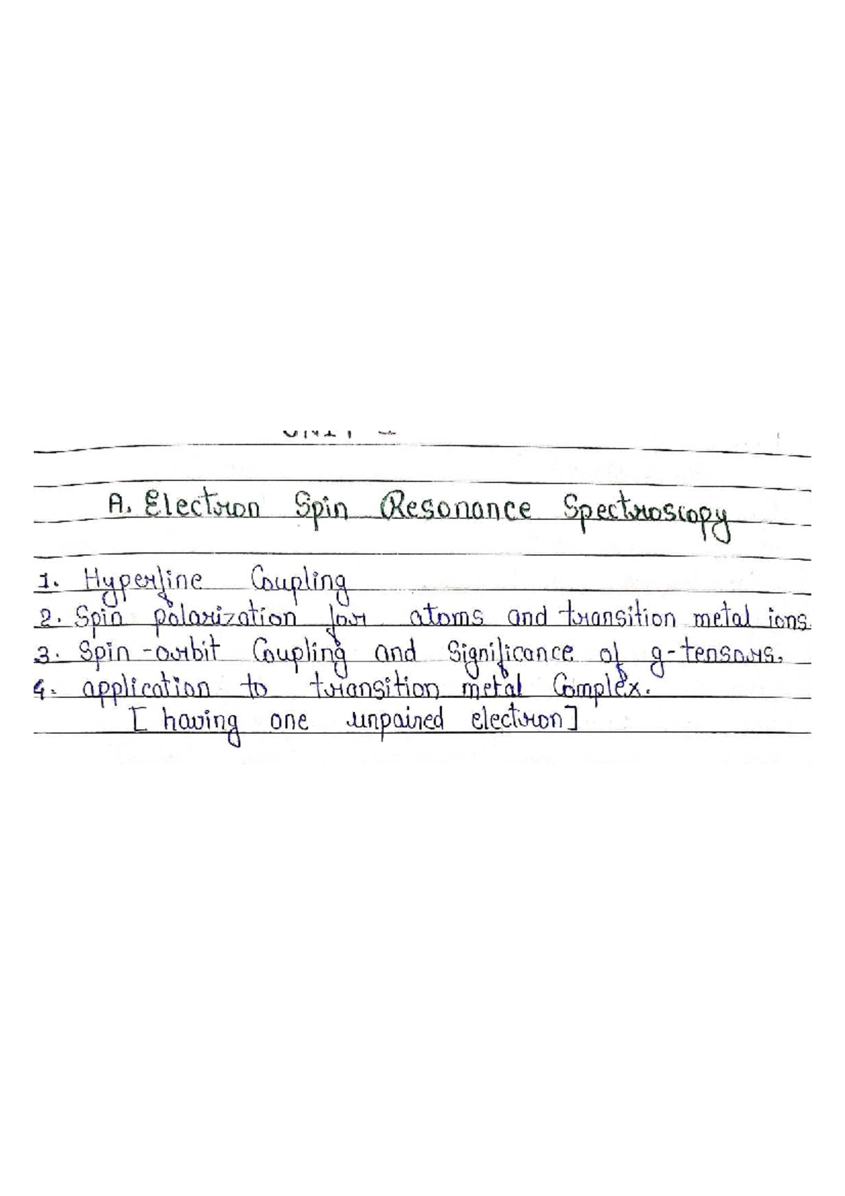 Electron Spin Resonance Spectroscopy (ESR) Overview and Applications ...