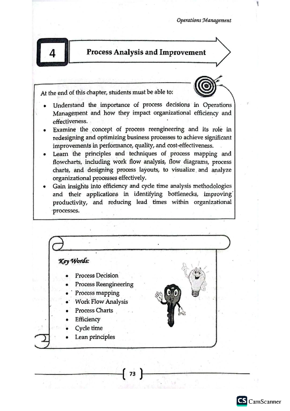 CS 73 Operations Management: Chapter 4 - Process Analysis & Improvement ...