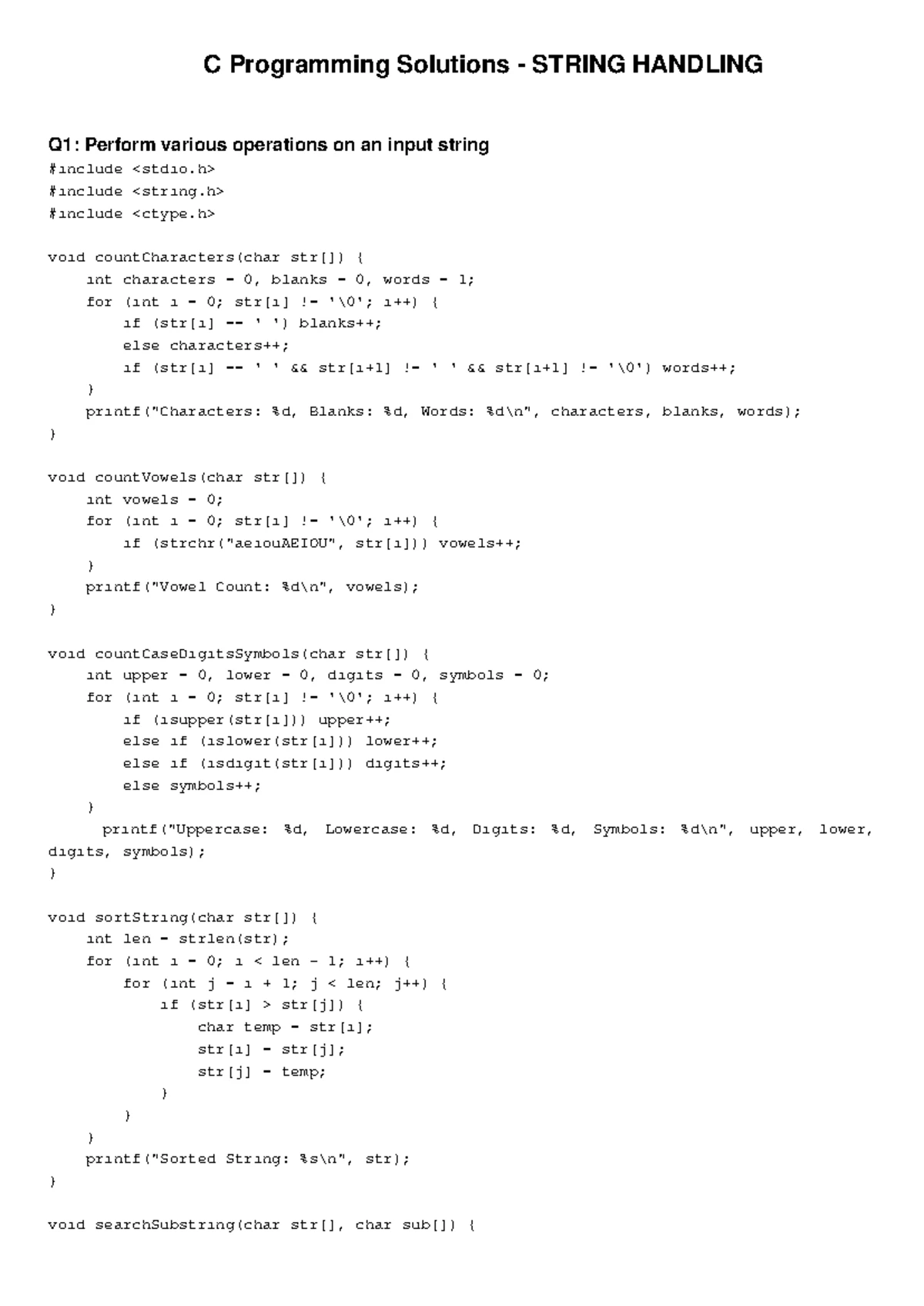 C Programming Structures Solutions - C Programming Solutions ...