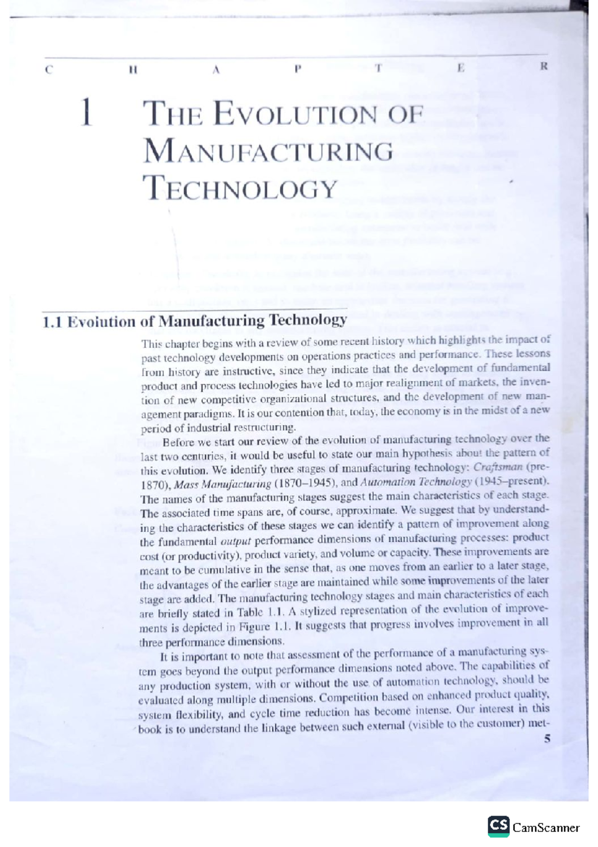 CAM: The Evolution of Mfg. Tech for Modern Industries - Studocu