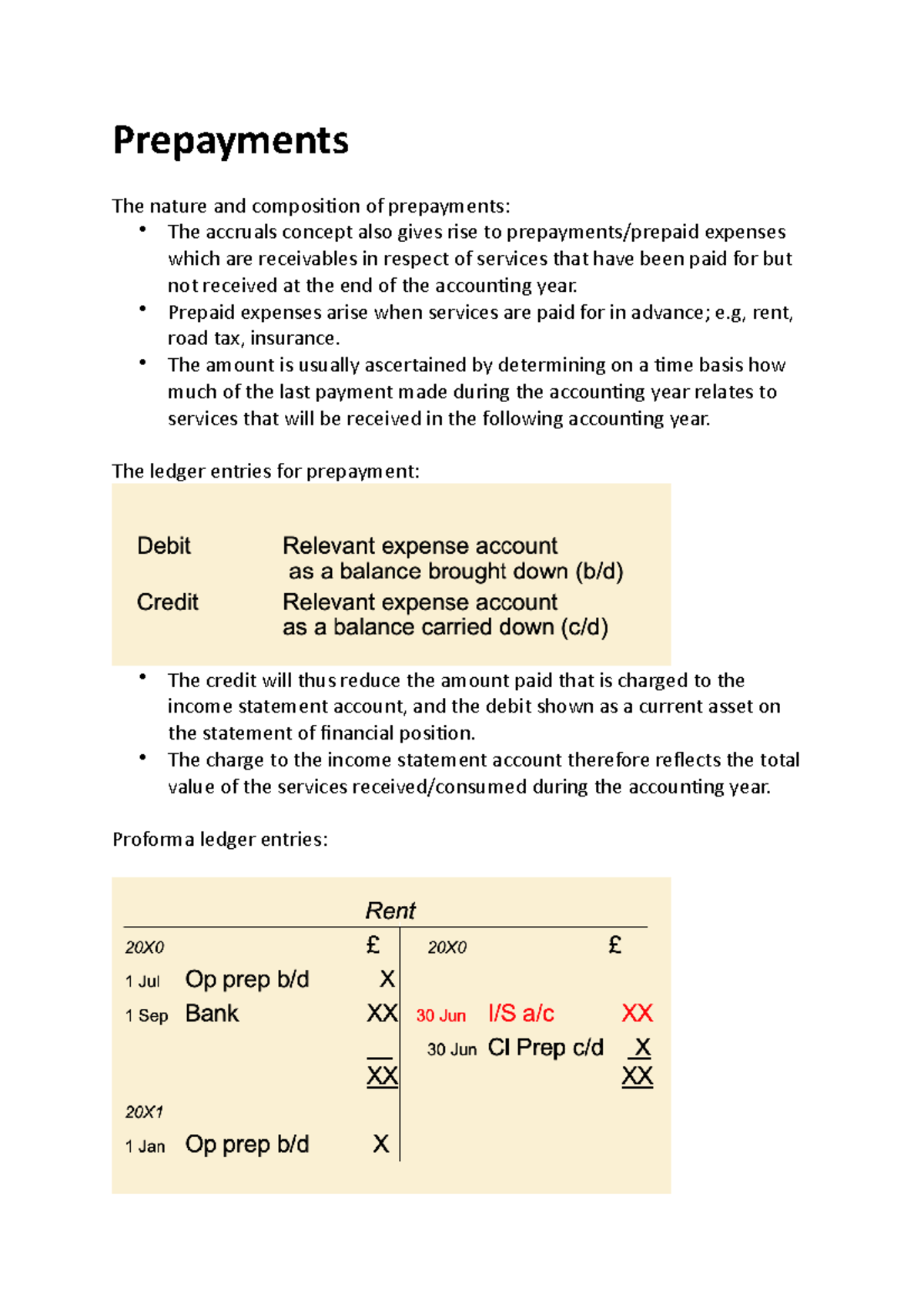Prepayments - Prepayments The nature and composition of prepayments ...