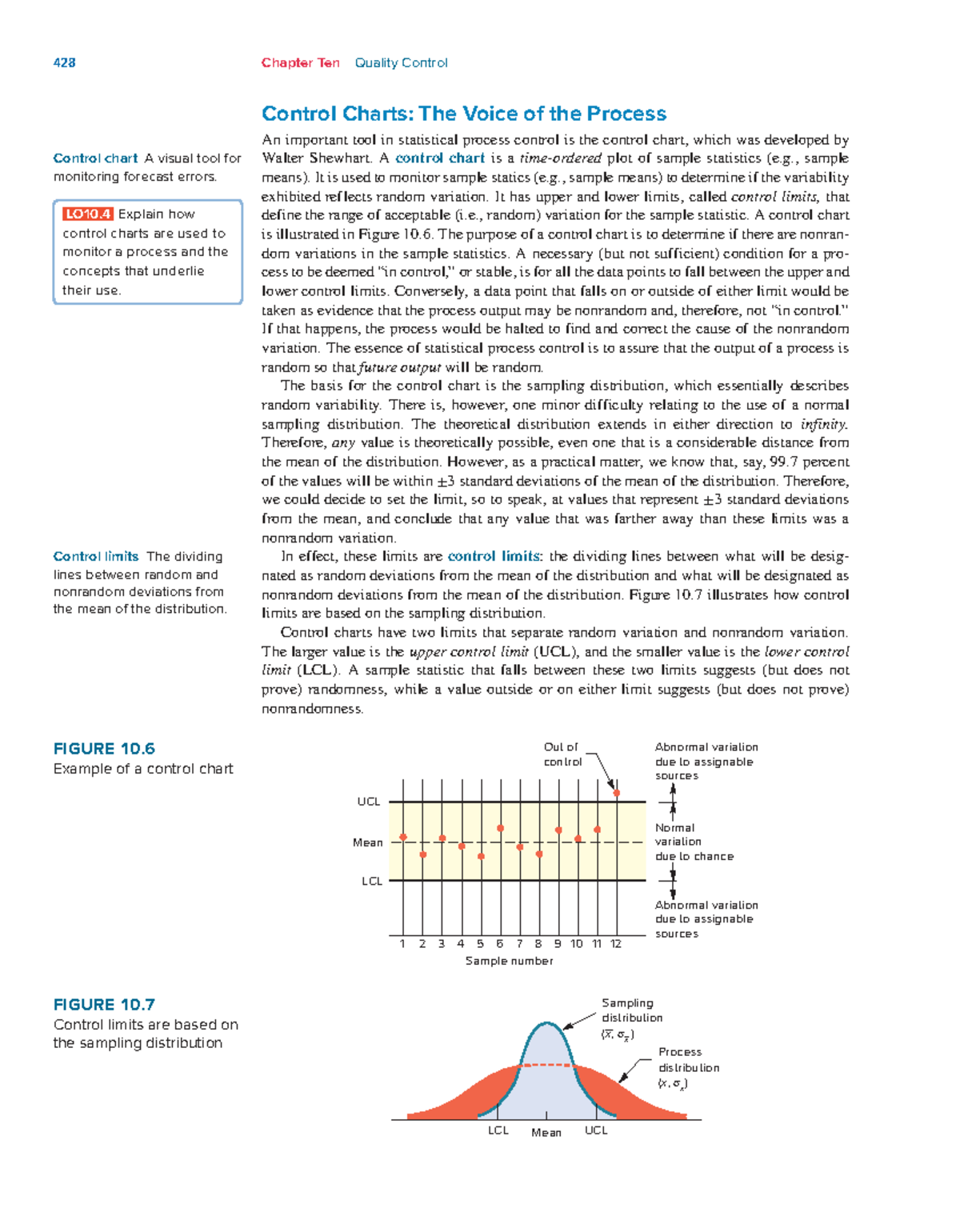428 Chapter 10 Quality Control: Understanding Control Charts and ...