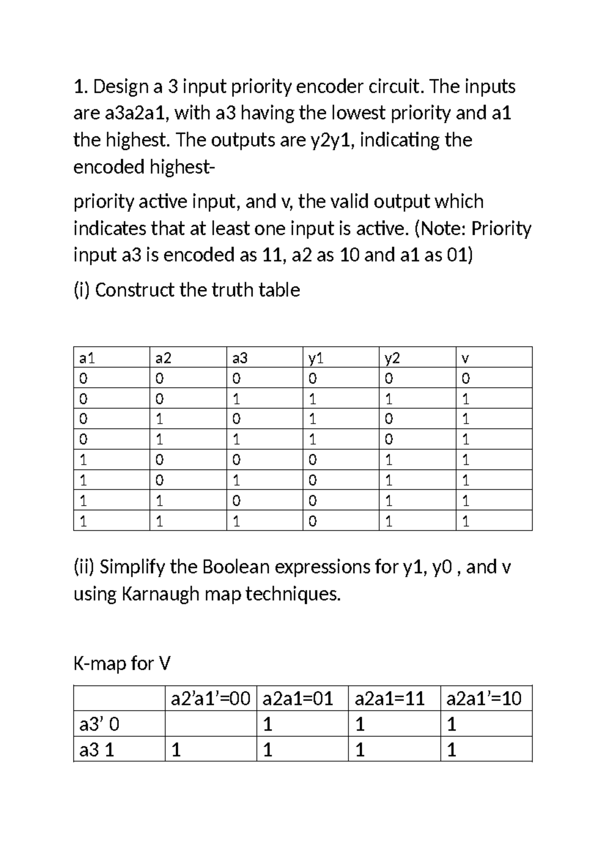 Lab A05 - Design of 3-Input Priority Encoder & Full Subtractor Circuit ...