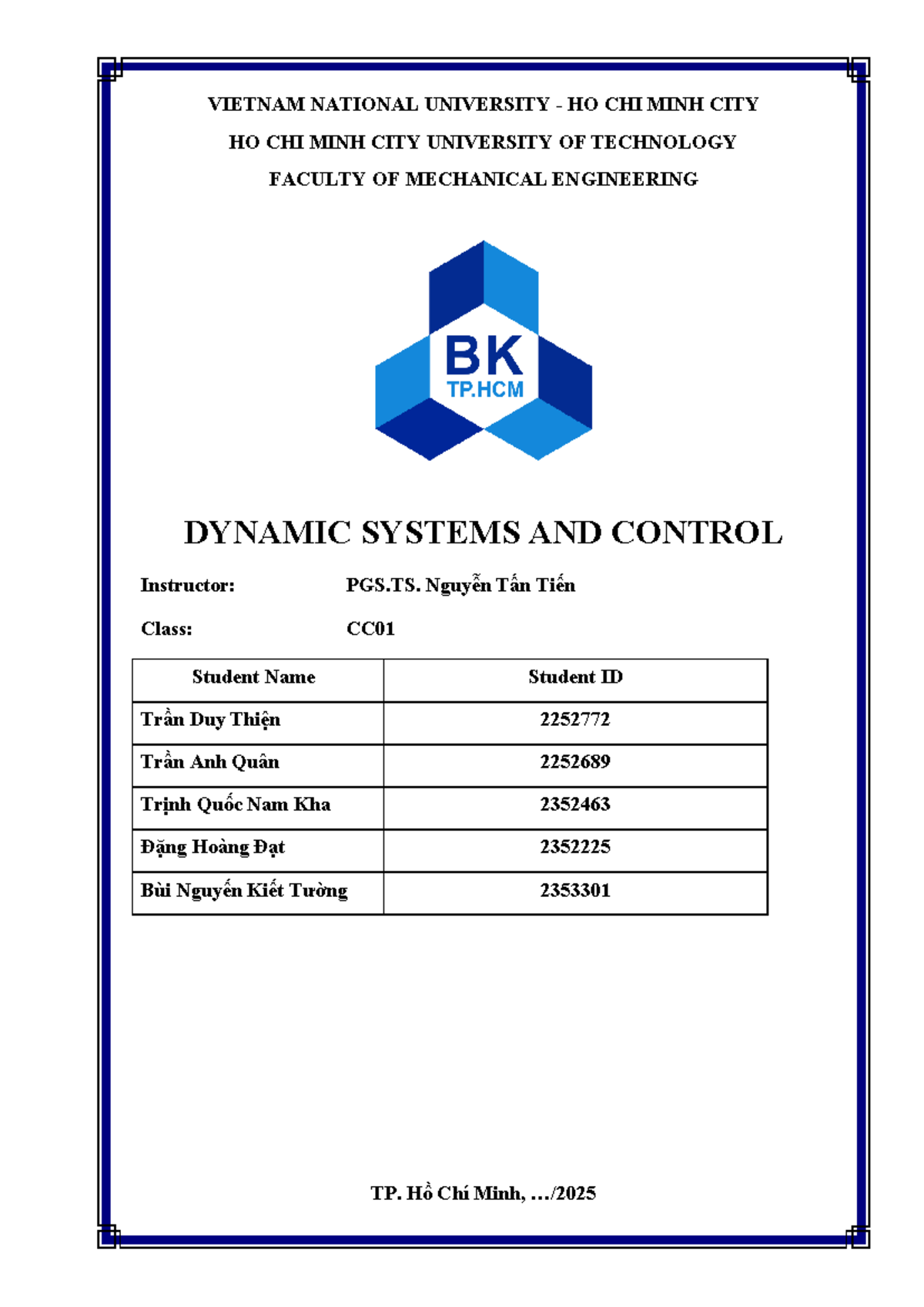 Dynamic Systems and Control: Chapter 2 Notes (ME 101) - Studocu