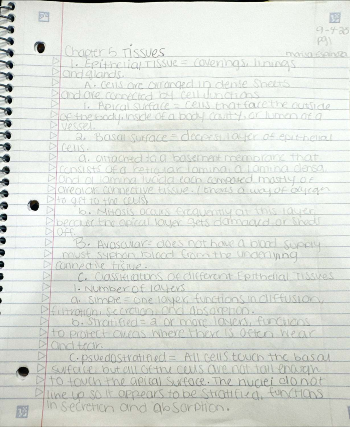 Final Exam Study Guide for ABC123: Tissues Overview - Studocu
