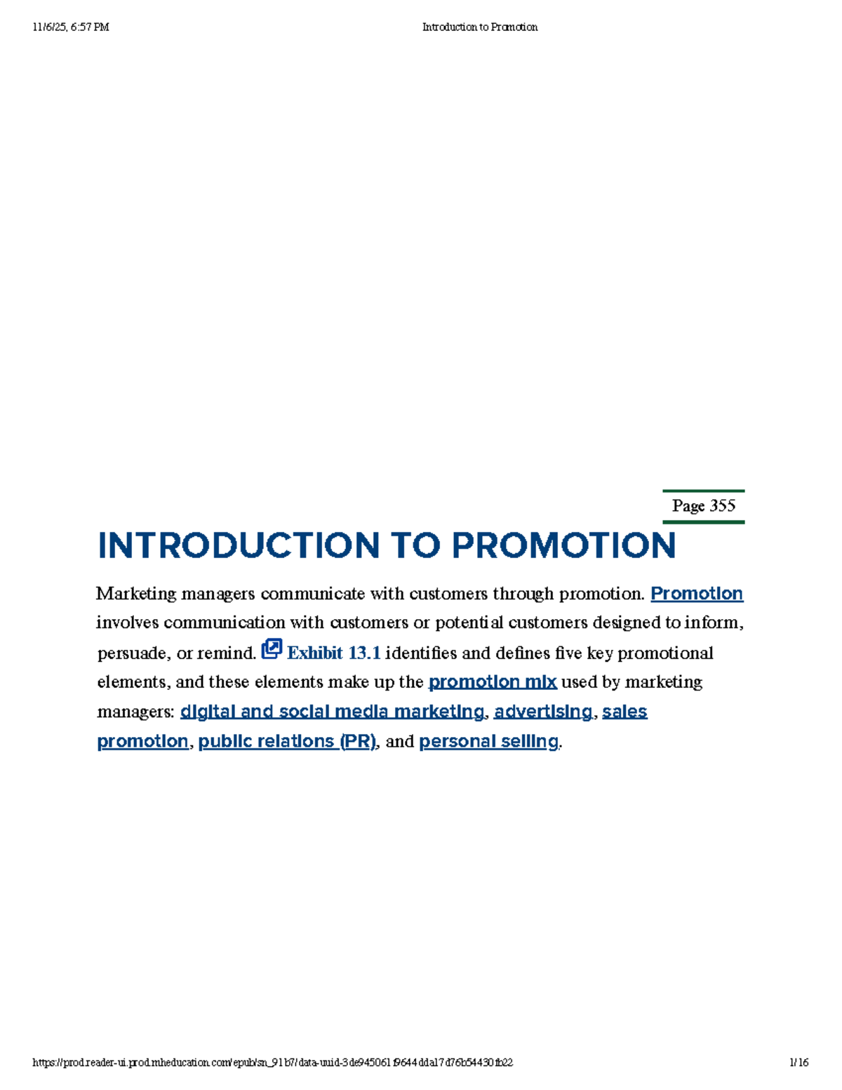 Marketing 101: Understanding the Promotion Mix Elements - Studocu