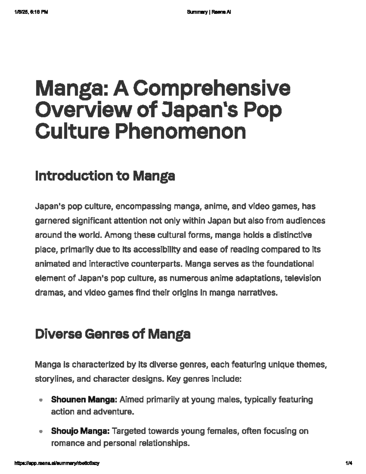 Japanese 2X03 Lecture 9: Overview of Manga Caricature History
