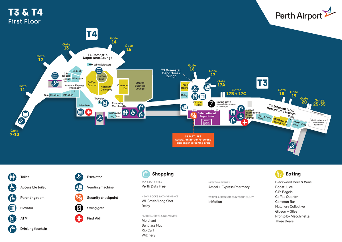 T3 T4 First Floor Map - Domestic & International Departures Guide - Studocu